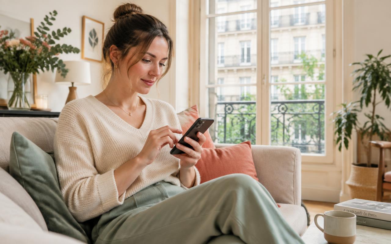 Salon lumineux préparé pour définir une prestation de ménage